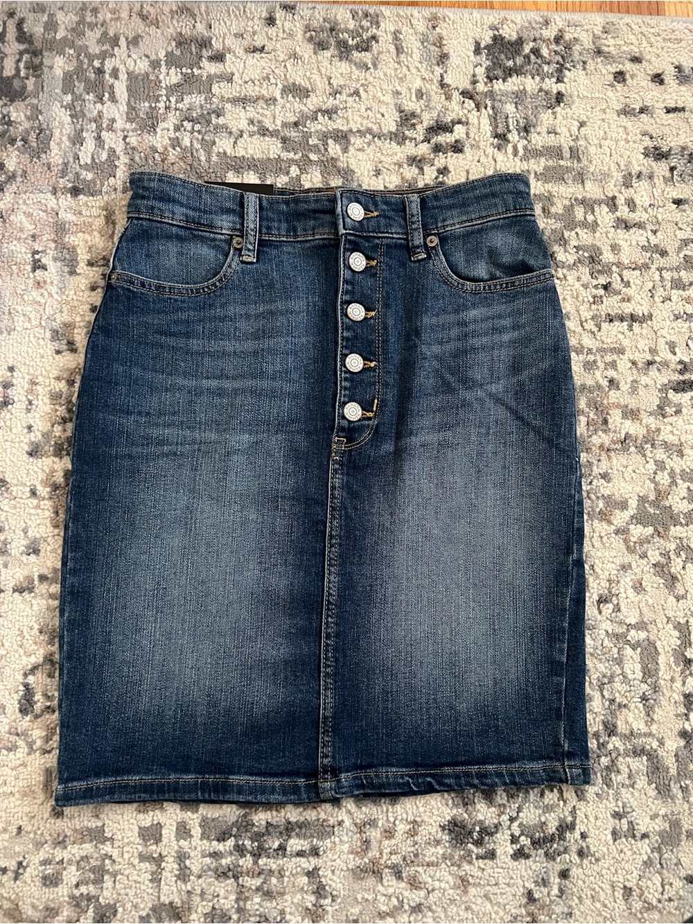 Banana Republic Dark Blueā Denim Skirt